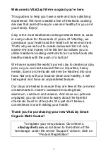 Предварительный просмотр 2 страницы VITACLAY VM7900-6 Operating And Care Instructions
