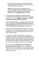 Preview for 9 page of VITACLAY VM7900-6 Operating And Care Instructions