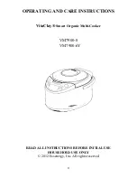 Preview for 1 page of VITACLAY VM7900-6Y Operating And Care Instructions