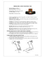 Предварительный просмотр 9 страницы VITAL GYM T 5.1 User Manual