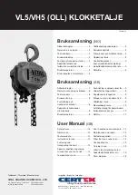 Preview for 1 page of Vital 05VL User Manual