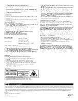 Preview for 2 page of Vital 108082761 Instruction Manual