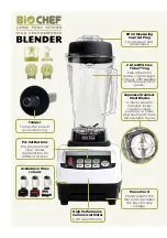 Preview for 4 page of Vitality 4 Life BiOCHEF BLENDER Manual And Recipe Book