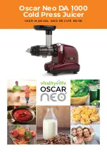 Vitality 4 Life Oscar Neo DA 1000 User Manual And  Recipe Book preview