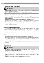 Предварительный просмотр 8 страницы Vitalmaxx 02833 Instruction Manual
