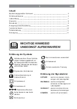 Предварительный просмотр 3 страницы Vitalmaxx 03213 Operating Instructions Manual