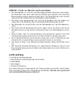 Предварительный просмотр 7 страницы Vitalmaxx 03213 Operating Instructions Manual