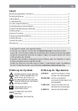 Предварительный просмотр 3 страницы Vitalmaxx 05110 Operating Instructions Manual