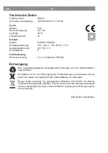 Предварительный просмотр 10 страницы Vitalmaxx 05584 Operating Instructions Manual
