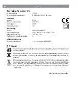 Предварительный просмотр 34 страницы Vitalmaxx 05584 Operating Instructions Manual