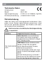 Предварительный просмотр 14 страницы Vitalmaxx 06200 Operating Instructions Manual