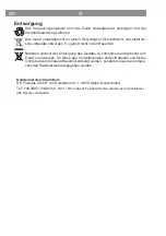 Предварительный просмотр 12 страницы Vitalmaxx 08460 Instruction Manual