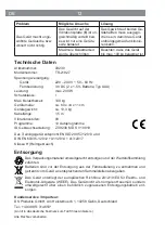 Предварительный просмотр 12 страницы Vitalmaxx 09230 Operating Instructions Manual