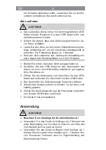 Предварительный просмотр 8 страницы Vitalmaxx BJ-1357 Instruction Manual