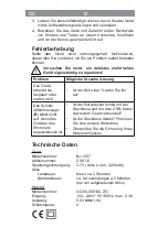 Предварительный просмотр 12 страницы Vitalmaxx BJ-1357 Instruction Manual