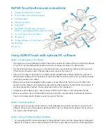 Preview for 2 page of Vitalograph ALPHA Touch Quick Start Manual