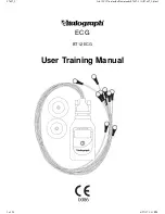 Vitalograph BT12 ECG User Training Manual предпросмотр