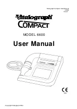 Предварительный просмотр 1 страницы Vitalograph COMPACT 6600 User Manual