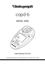 Vitalograph copd-6 4000 Instructions For Use Manual preview