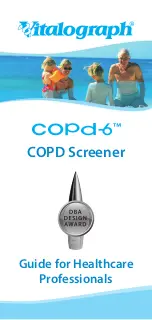 Предварительный просмотр 1 страницы Vitalograph copd-6 Quick Start Manual