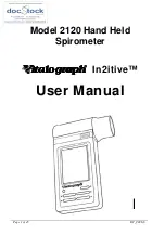 Предварительный просмотр 1 страницы Vitalograph In2itive 2120 User Manual