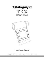 Предварительный просмотр 1 страницы Vitalograph micro 6300 Instructions For Use Manual