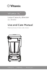 Preview for 1 page of Vitamix 102866 Use And Care Manual