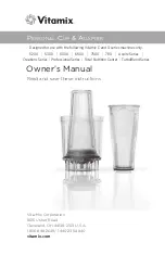 Preview for 1 page of Vitamix 61724 Owner'S Manual