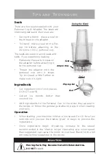 Preview for 5 page of Vitamix 61724 Owner'S Manual