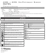 Предварительный просмотр 131 страницы Vitamix A3300i Instructions Manual