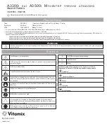 Предварительный просмотр 171 страницы Vitamix A3300i Instructions Manual