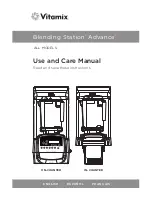 Vitamix Blending Station Advance Use And Care Manual preview