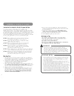 Preview for 4 page of Vitamix Blending Station Advance Use And Care Manual