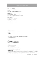 Preview for 20 page of Vitamix Certified Reconditioned 780 Owner'S Manual