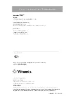 Preview for 40 page of Vitamix Certified Reconditioned 780 Owner'S Manual