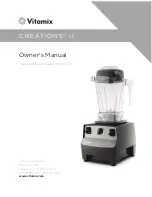 Preview for 1 page of Vitamix Creations II Owner'S Manual