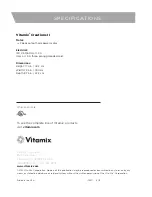 Preview for 20 page of Vitamix Creations II Owner'S Manual