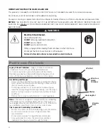 Предварительный просмотр 4 страницы Vitamix EXPLORIAN E320 Manual