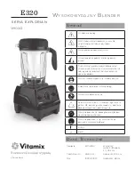 Предварительный просмотр 151 страницы Vitamix EXPLORIAN E320 Manual