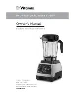 Vitamix Professional Series 750 Owner'S Manual preview