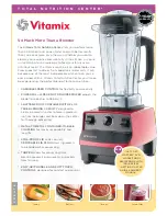 Vitamix Total Nutrition Center Specifications preview