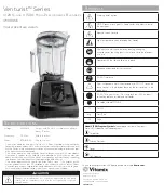 Vitamix Venturist Series Owner'S Manual preview