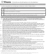 Preview for 5 page of Vitamix VM0219B Use And Care Instructions Manual