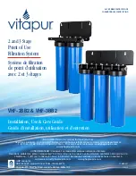 vitapur VHF-2BB2 Installation, Use & Care Manual preview