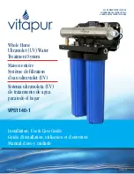 vitapur VPS1140-1 Installation, Use & Care Manual preview