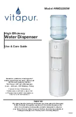 Preview for 1 page of vitapur VWD2265W Use & Care Manual