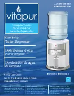 vitapur VWD2636-3 Use & Care Manual preview