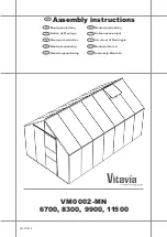 Preview for 1 page of Vitavia 87001010V Assembly Instructions Manual