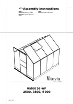 Предварительный просмотр 1 страницы Vitavia Apollo 2500 Assembly Instructions Manual