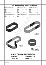 Vitavia Basic 401 Assembly Instructions предпросмотр